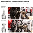 thumbnail image 6 of Professional Stainless Steel Crank Arm Removal Tool for Square Taper Bottom Bracket Service, 6 of 13