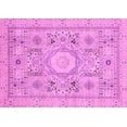 thumbnail image 1 of Ahgly Company Indoor Rectangle Abstract Pink Modern Area Rugs, 5' x 7', 1 of 4