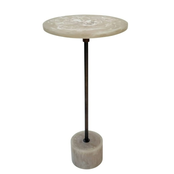 Carolina Chair & Table Solace Pedestal Table - Antique Copper