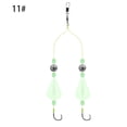 thumbnail image 1 of Lttoisl Luminous Fishing Rig with Double Hooks, Glow-in-the-Dark Floats, High-Carbon Steel, Size 10, 1 Count, Enhanced Visibility for Night Fishing, 1 of 8