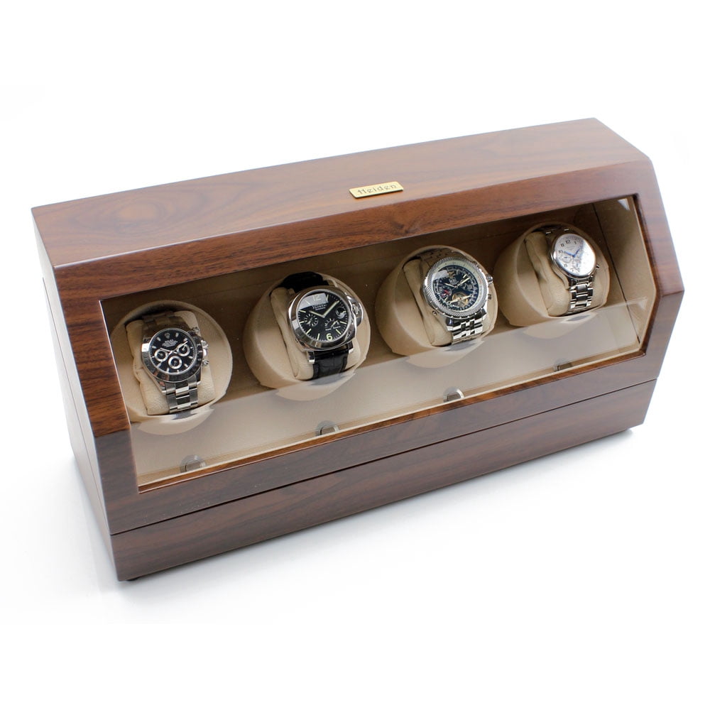 Heiden Watch Winders Quad Watch Winder Walnut