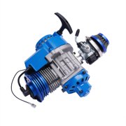 Peakora 2 Stroke High-Performance Engine Motor 2 Stroke 49cc 50cc High-Performance Engine Motor Pull Start Engine Motor for 49cc 50cc Pocket/Mini Dirt Bike