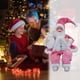 thumbnail image 4 of Muñeco de Papá Noel de peluche tradicional, muñeco de nieve coleccionable, árbol de Navidad rosado, 4 of 8