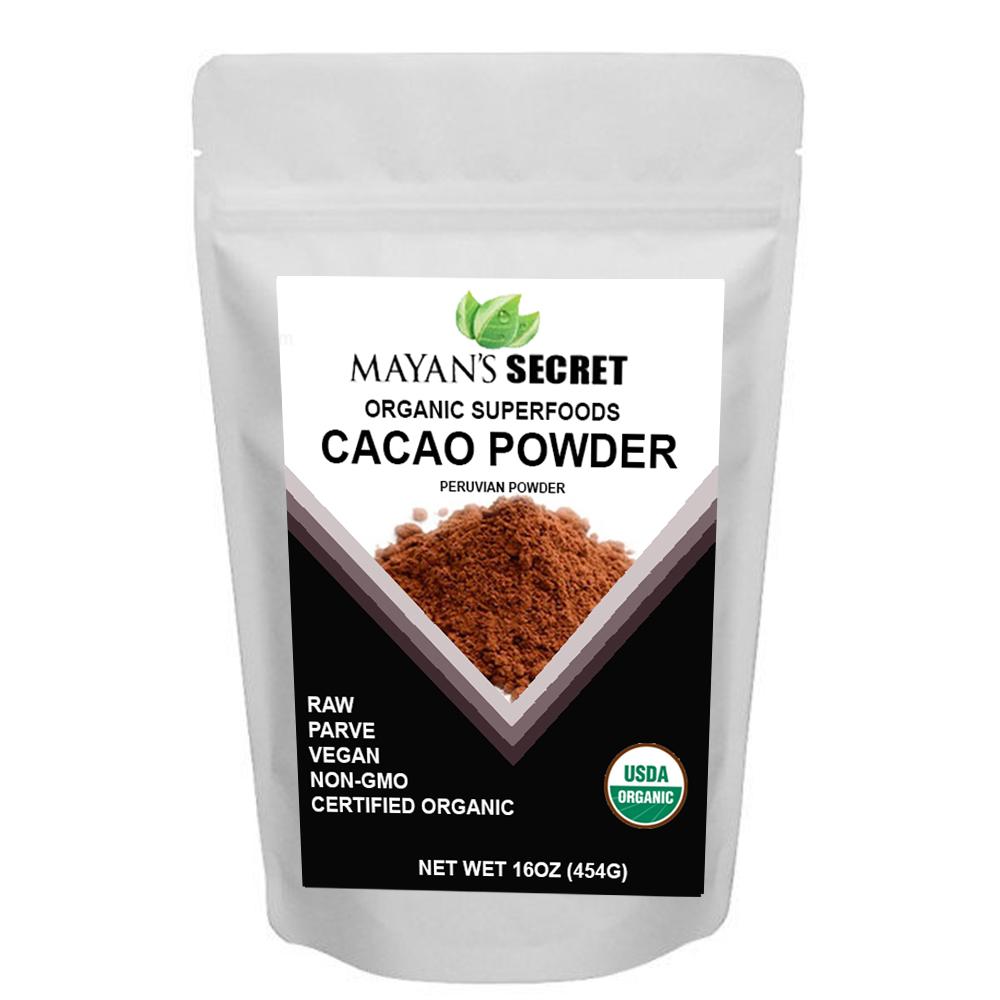 Superfoods Raw Organic Cacao Powder, 1 Lb Raw Keto Vegan