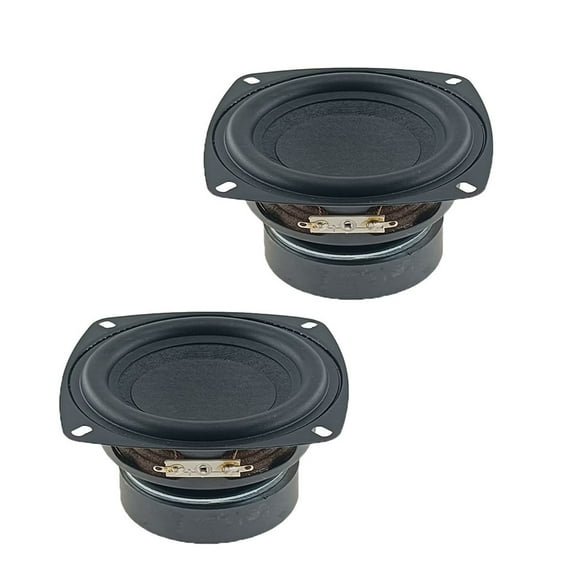 30W Speaker 4Ohm 4inch Rubber Side Speakers Horn Multimedias Speakers Set