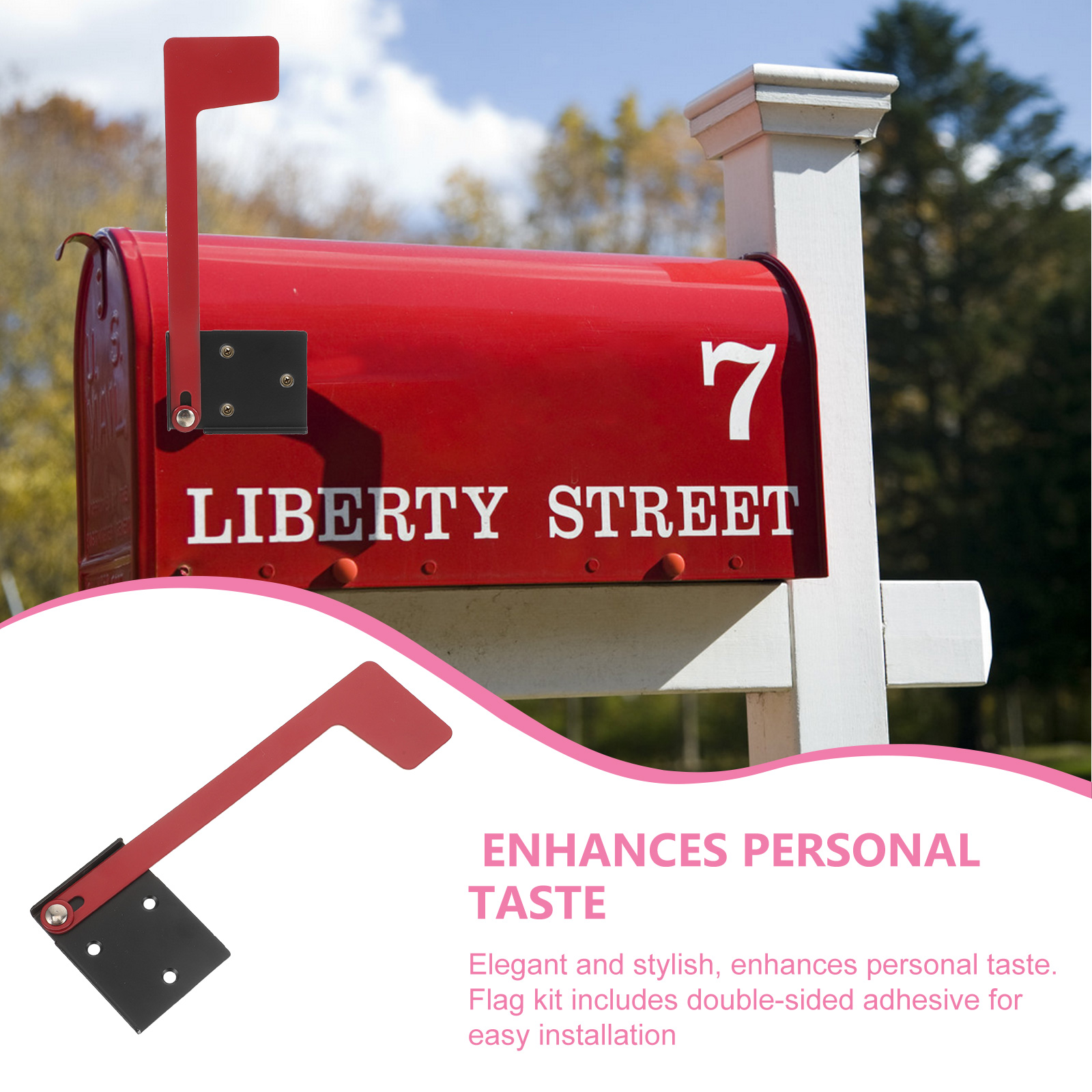 WSTEER 1 Set Mailbox Universal Flag Universal Flag Mailbox Replace Flag ...