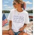 thumbnail image 5 of VibeNest Studio Unisex 1776 Floral America 250th Anniversary Patriotic 4th of July Garment Dyed Graphic T-Shirt, 5 of 9