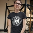 thumbnail image 3 of Tee Hunt Emergency Medical Technician T-Shirt EMT Distressed Star of Life Women's T-Shirt Tee, Black, X-Large, 3 of 5