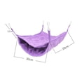 thumbnail image 2 of Hamaca doble de lujo con litera, ideal para 2 hurones adultos o 5 ratas adultas. Hamaca colgante tipo saco de dormir para hurones, ratas, petauros del azúcar y otros animales pequeños, 2 of 4