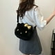 thumbnail image 4 of Bolso de peluche de Hello Kitty para niña, mochila de almacenamiento Kawaii Sanrio, bolso de hombro de Hello Kitty negro, 4 of 4