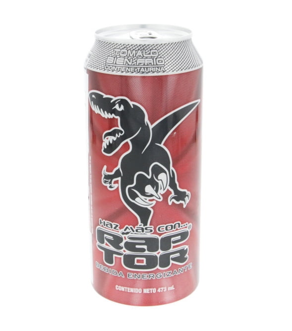Raptor Energy Drink 16oz - Bebida Energizante (Pack of 18)
