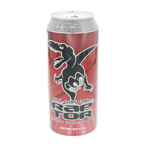 Raptor Energy Drink 16oz Bebida Energizante (Pack of 18) Walmart