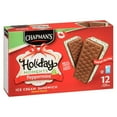 thumbnail image 3 of Chapman's Holiday Moments Peppermint Ice Cream Sandwich in a Box, 12 x 120mL, 3 of 9