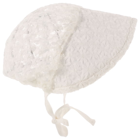 BESTYASH Infant Sun Hats White Wide Brim Cooling Baby Girl Outdoors 1Pcs