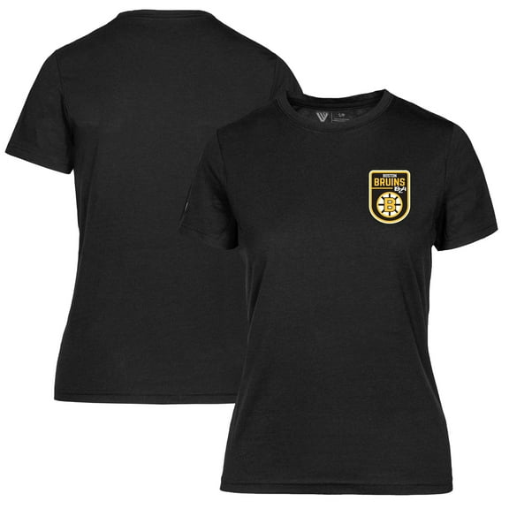Women's Levelwear Black Boston Bruins Retro Maddox T-Shirt