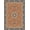 Orange, Pattern 1, variant on Design&I 8'x10' Washable Area Rug Blue Terracotta Floral Medallion Design Elegant Botanical Motif with Ornate Borders for Dining Room, Large Office, Lounge, Snag-Free