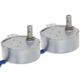thumbnail image 1 of HUGFEGWE 2Pcs Synchronous Motor AC 110V 10-12RPM Turntable Motor CW/CCW Direction 4W TYC-50 Horizontal Hole Tapping Shaft CA919-116214, 1 of 8