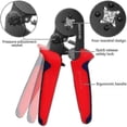 thumbnail image 3 of Crimping Tool With 1200 Insulated Crimp Terminals From 0.25mm To 10mm. Electrician's Pliers, Tools, Electrical Terminals (crimper + 1200 Lugs), 3 of 5