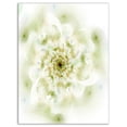 thumbnail image 2 of Full Bloom Fractal Flower in White - Large Flower Canvas Wall Art, 2 of 3