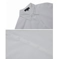 thumbnail image 4 of sicmoss Women's White Long Sleeve Button Up Maxi Shirt Dress Loose Fit with Pockets, 4 of 7