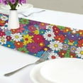thumbnail image 4 of Yayeee Table Runner 70 inches Long Home Kitchen Dinning Party Decoration, Whimsical Floral, 4 of 7