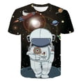 thumbnail image 2 of Anime Cartoon Teenager Men's and Women's T-Shirts Casual Print Hip Hop Harajuku Personality Round Neck Short Sleeve Top4T Gong Bohan LED, 2 of 2