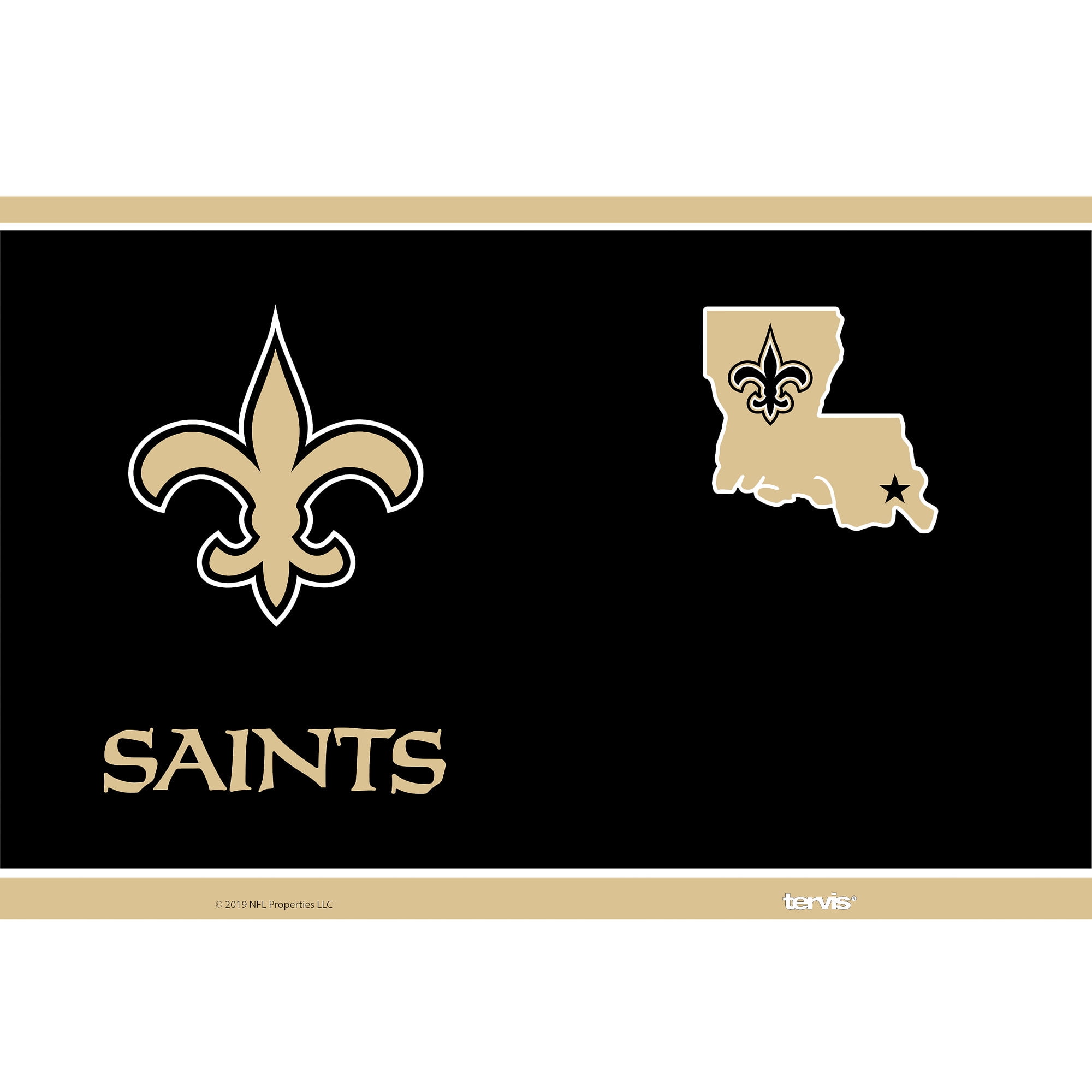 New Orleans Saints NFL Team Logo 30 oz Tumbler