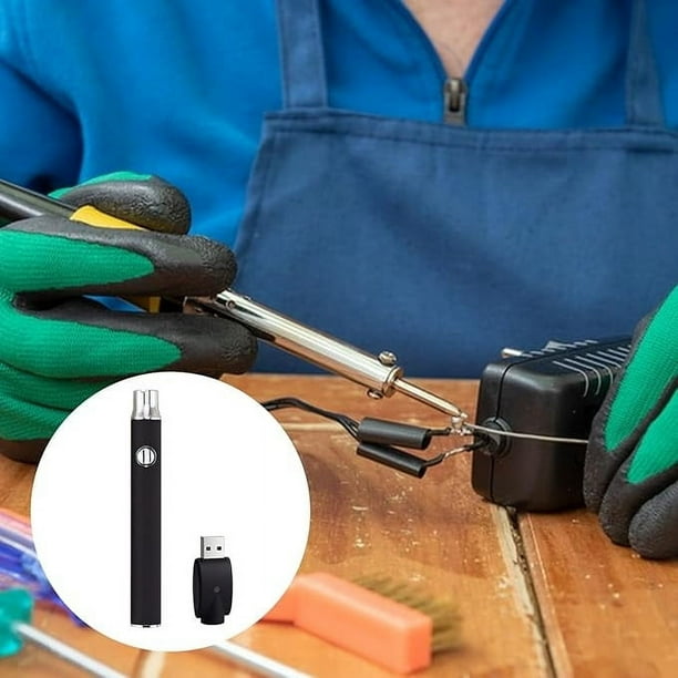 Kits de soldador de hilo para herramientas y mejoras para el hogar, 3 velocidades, voltajes ajustables, batería de 650 mAh, bolígrafo con adaptador USB, kits de herramientas de soldadura, soldador elé