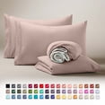 thumbnail image 1 of Clara Clark Juego de Sábanas Individual, Lujo 3 Piezas con Bolsillos Profundos, Ropa Cama Infantil Microfibra Ultrasuave, Color Beige Durazno., 1 of 8