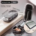 thumbnail image 4 of Compact Jet-Black Pill Splitter and Dispenser with Dual-Split Function and Lock-Buckle Design for Easy Portability, 4 of 6