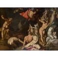 thumbnail image 3 of Abraham Bloemaert 24x19 Black Modern Framed Museum Art Print Titled - The&nbsp;Deluge (ca.&nbsp;1590-95), 3 of 5
