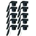 thumbnail image 6 of 10 Pcs Graduation Cap Cake Toppers with Tassel - Doctor Master Seasonal Party Decorations, 6 of 8