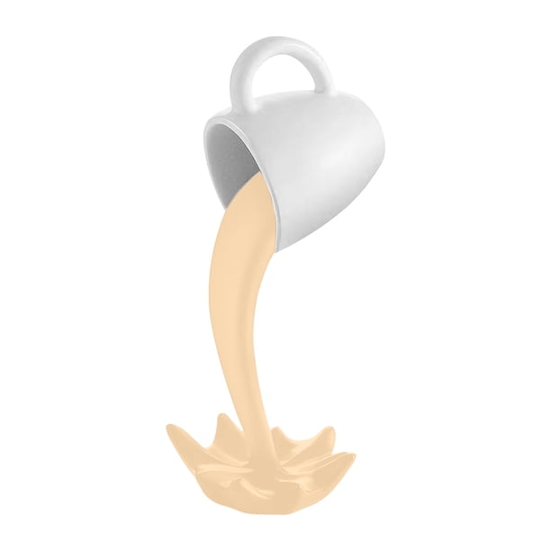 Ganfancp Taza de Café Flotante Escultura Taza de Café Decoración de Cocina Verter Derramar Decoración Artículos En Liquidación 1X Taza de Café Levitación