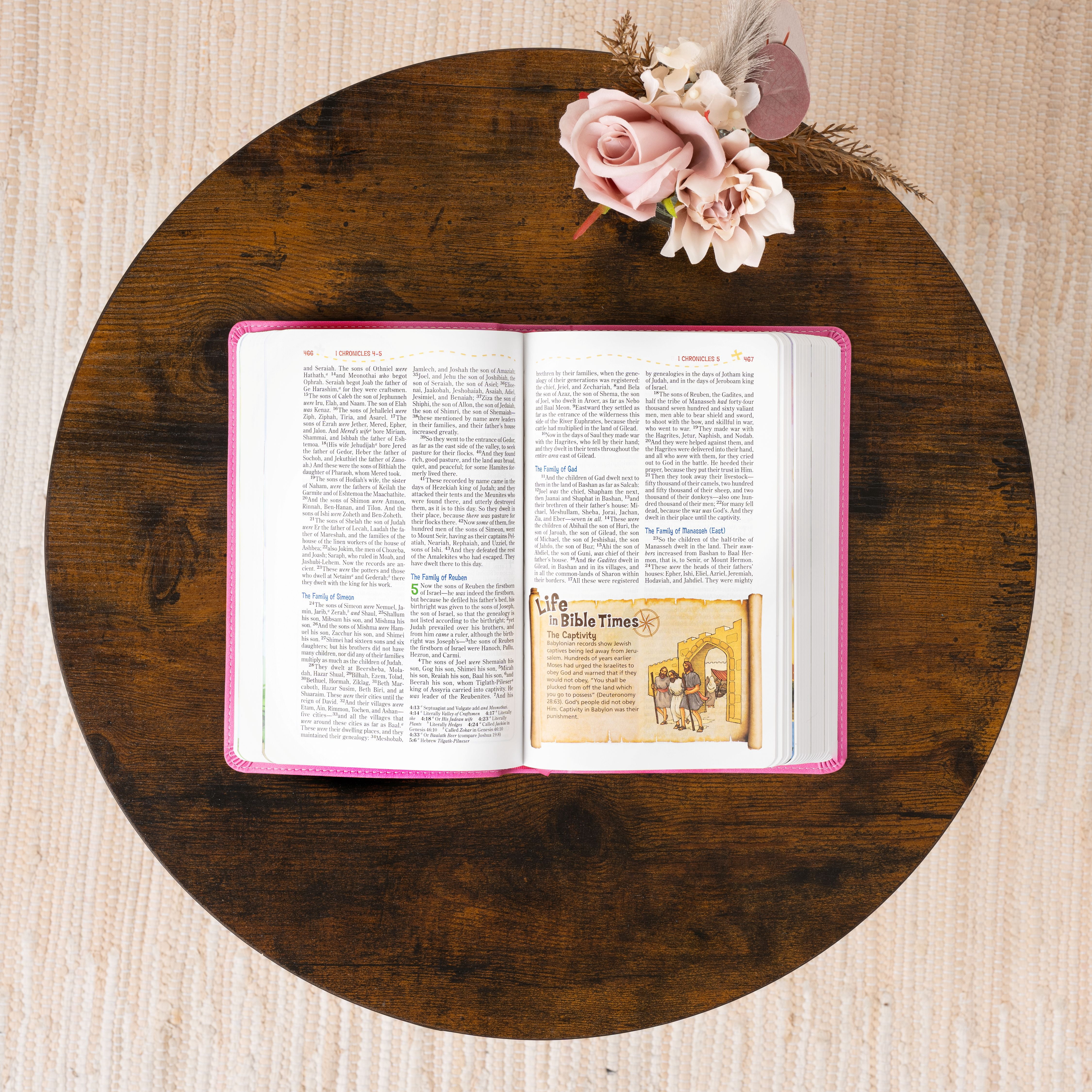 Personalized Adventure Bible for Youth, NKJV Youth Bible with Name Engraved, Early Readers Custom Bible, Christian gifts, Baptism gift