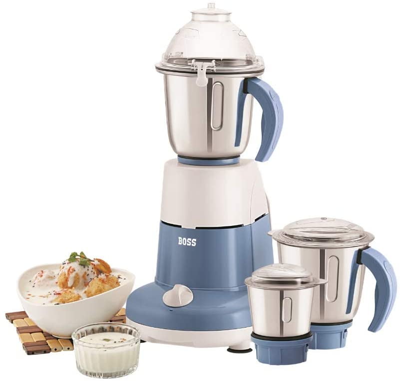 bit selvmord harpun BOSS Excel Mixer Grinder, 750W, Blue - Walmart.com