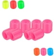 thumbnail image 3 of 4 Pack Glow in The Dark Tire Valve Caps, Luminous Car Tire Stem Covers, Dust Proof Waterproof Valve Stems, Universal Fit for Cars Trucks SUVs Motorcycles, No Tools Required Installation, 3 of 8