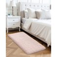 thumbnail image 3 of Alfombra de baño ILANGO rosa antideslizante superabsorbente 120 x 60 cm, 3 of 9