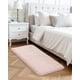 thumbnail image 3 of Alfombra de baño ILANGO rosa antideslizante superabsorbente 120 x 60 cm, 3 of 9