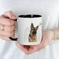 thumbnail image 5 of CafePress - German Shepherd Angel Mug - 11 oz Ceramic Mug - Novelty Coffee Tea Cup, 5 of 6
