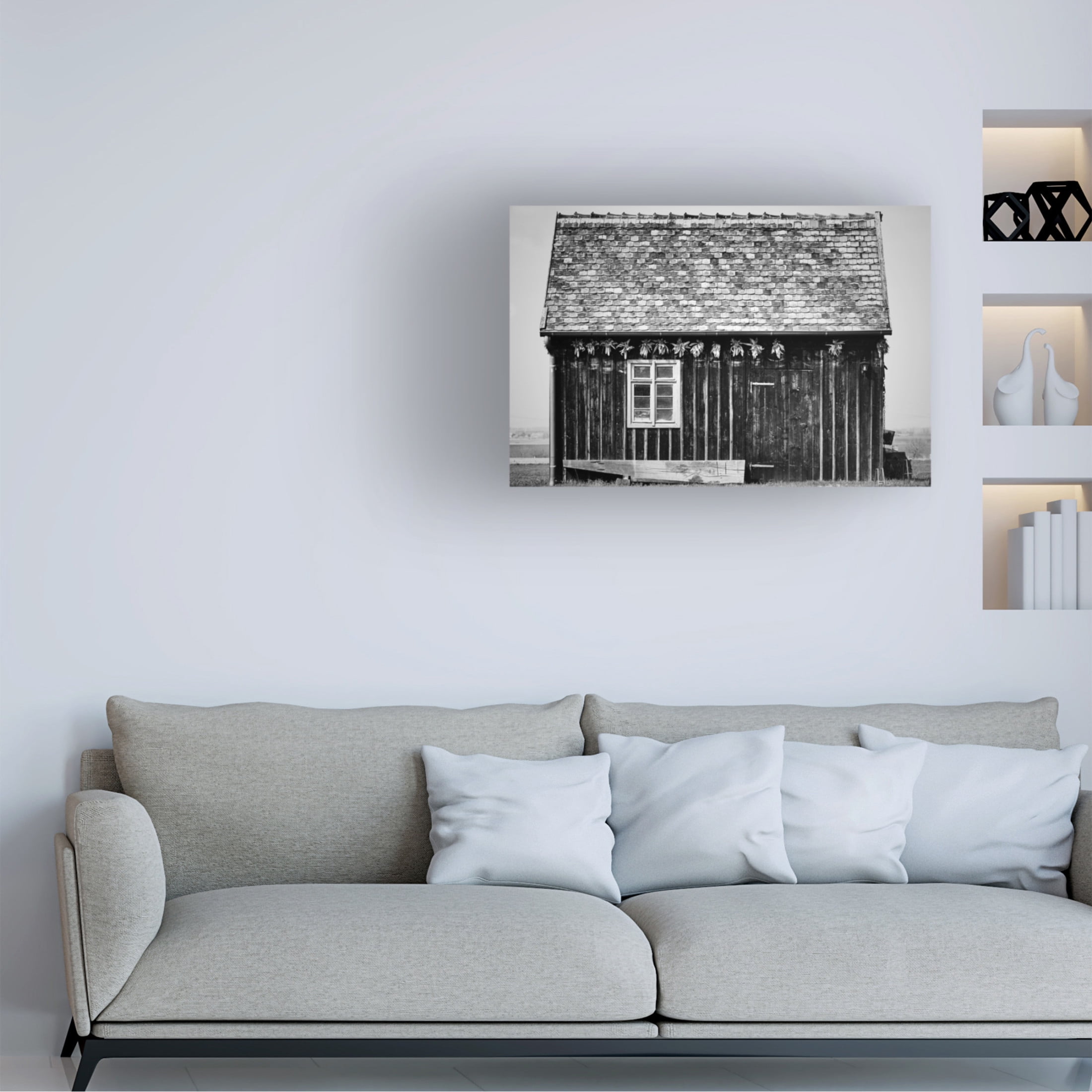 Canvas Wall Art - Steffen Ebert 'Old Shed' Wall Art for Living Room, Bedroom, or Office Décor by Trademark Fine Art - 24 x 16 Inches