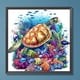 thumbnail image 1 of Cuadros Decorativos Pintura de diamante 5D DIY Taladro redondo completo Tortugas marinas Decoración del hogar Arte Artesanía Wdftyju embutido en tela, 1 of 7