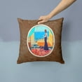 thumbnail image 2 of Carolines Treasures 7133PW1414 Lady with her Pug Fabric Decorative Pillow  14Hx14W multicolor, 2 of 4