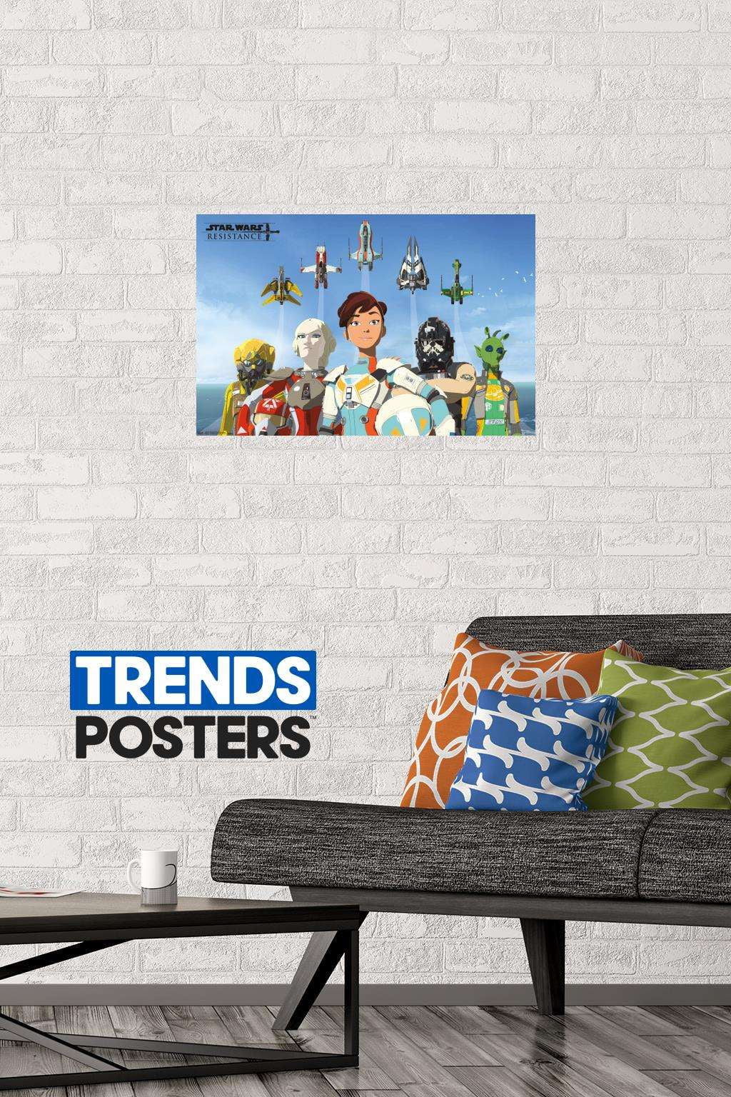 Star Wars: Resistance - Flight Wall Poster, 14.725" x 22.375"