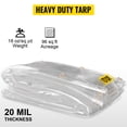 thumbnail image 1 of Lona de Vinilo Transparente VEVOR 8 x 12 Pies 20 Mil Grosor PVC Resistente a Desgarros, 1 of 9