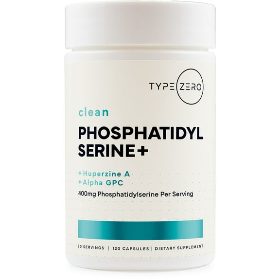 Type Zero Phosphatidylserine 3X Strength Nootropics Brain Support Supplement w/Alpha GPC, Huperzine A & Phosphatidylserine - Clean Focus & Memory Supplement for Brain Pills