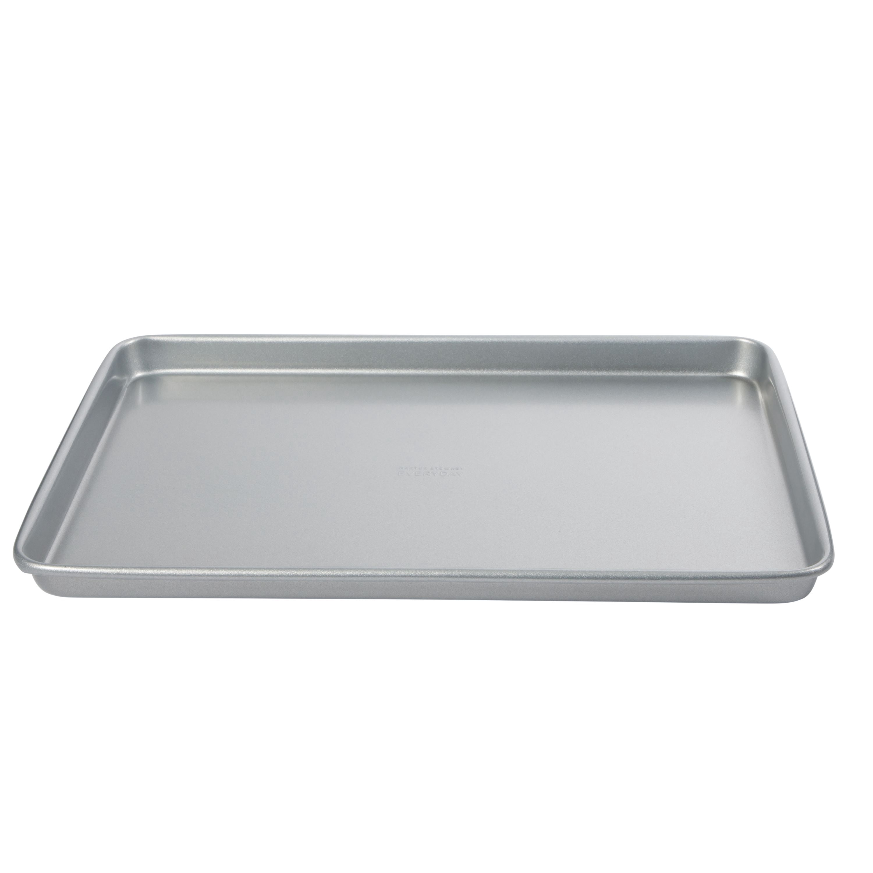 Martha Stewart Everyday 5-Piece Carbon Steel Nonstick Bakeware Set, Silver