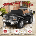 thumbnail image 6 of East doll 24V Power Ride on Car, Licensed 1973 Ford F-150 Ride on Truck, 24 Volt Ride on Toy for Kids Aged 3-8 with 400W Powerful Wheels for Boys Girls, 24V Ride Ons with Remote, Black, 6 of 6