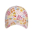 thumbnail image 3 of Wukai Colorful Floral Baseball Cap: Comfortable, Stylish, and Adjustable Hat for Sports, Daily Wear, and Outdoor Activities-One Size, 3 of 7