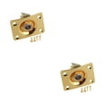 thumbnail image 2 of Greeniant Panel de toma de Audio para guitarra eléctrica Gibson TL, 1/4 , 6,35mm, montaje de conector de Audio cuadrado Type6 NO6 Greeniant CBP097355, 2 of 5