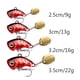 thumbnail image 5 of La tercera generación de torbellino VIB lentejuelas giratorias Road sub cebo falso Mini cebo pequeño boca pequeña amartillada Pez mandarín perca Rofil bagre, 5 of 6